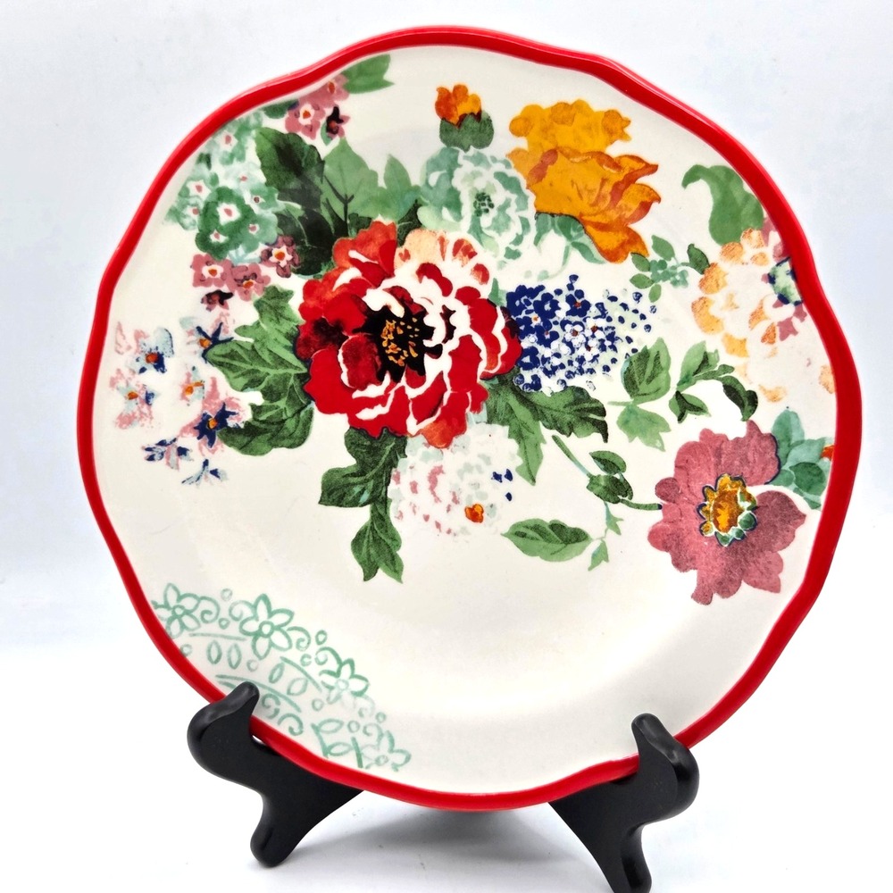 The Pioneer Woman Country Garden Salad Dessert Plate 8.5"  Stoneware